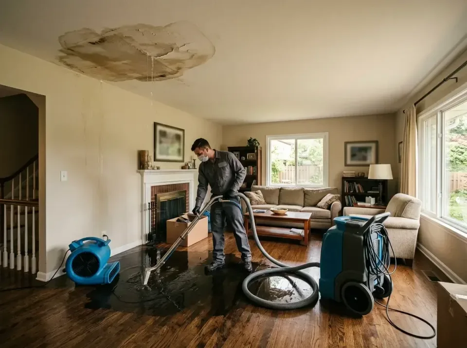 attic-pipe-burst-ceiling-drip-008 — frequently asked questions, Water Damage Restoration & Carpet Care in Avon, OH